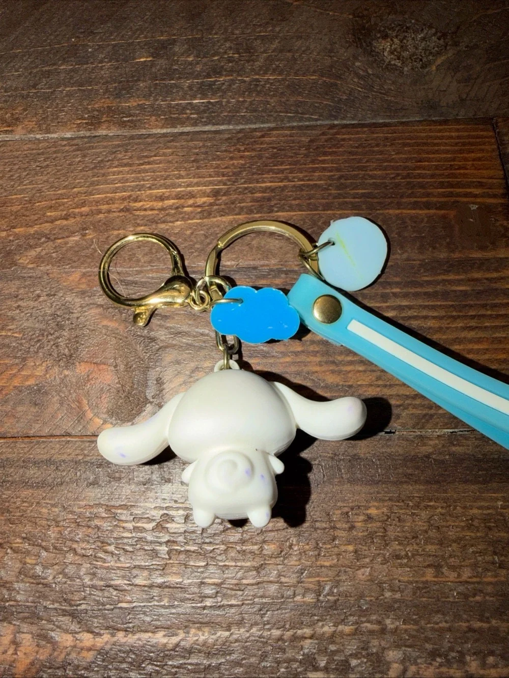 Sanrio Cinnamoroll 3D Key Chain Japan NEW Sanrio Characters Wristlet Charms GUC
